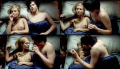 Hanna Hall topless collage from Happiness Runs