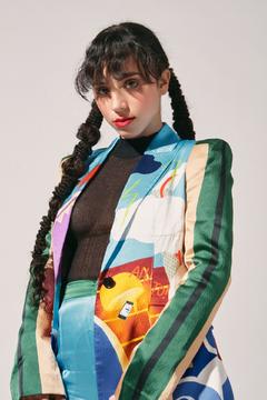Canadian actress Kiana Madeira braless for Teen Vogue - July 2021