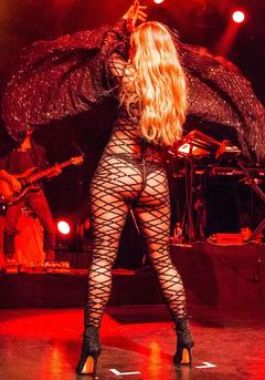 Joanna Jojo Levesque sexy at a stage