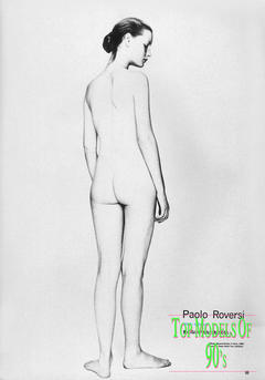 Kirsten Owen nude ass black-&-white image