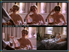 Lysette Anthony nude tits in Affair Play
