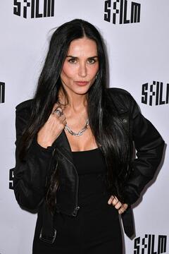 Demi Moore at SFFILM Awards Night Press Line in San Francisco - December 2024