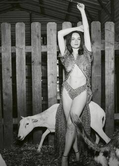 Joey King in see through top for Heroine Magazine - September 2026