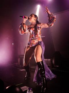 Charli XCX sexy performs on stage at The O2 Institute Birminghan