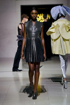 Leomie Anderson runway at Fashion for Relief in London