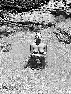 Katelyn Pascavis naked in a water
