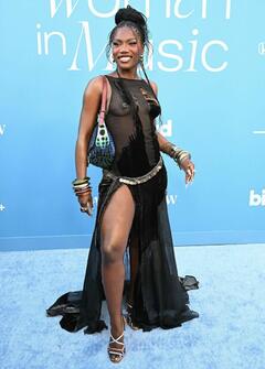 Ebony Doechii - see through to tits at Billboard Women in Music 2025 in Los Angeles