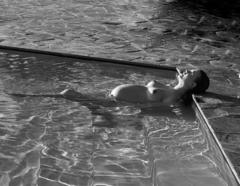 Behati Prinsloo nude pregnant in a water