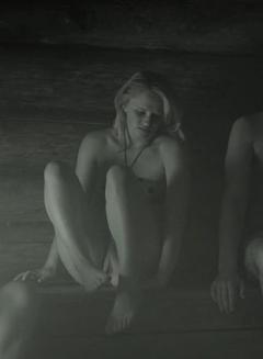 Kart Tammjarv naked in a sauna scene from Konets prekrasnoy epokhi