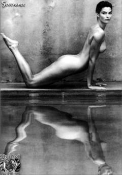 Joan Severance nude black-&-white image