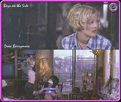 Drew Barrymore topless at Boys on the Side