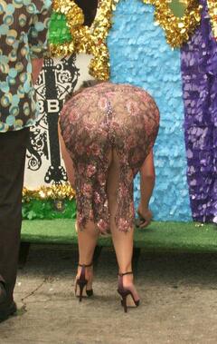 Jennifer Tilly see through to ass paparazzi photo