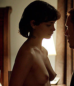 Morena Baccarin topless in Homeland