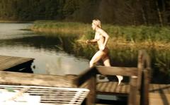 German actress Lisa Wagner nude at Kommissarin Heller