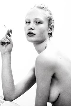 Camilla Forchhammer smoking topless