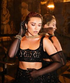 Florence Pugh see through for Tiffany & Co.'s Brand Exhibition photoshoot - June 2022