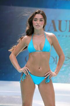 Presley Elise walks the runway for several companies at New York Swim Week 2026 The 8th Wonder