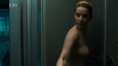 Czech actress Anna Fixova topless at Vysoka hra