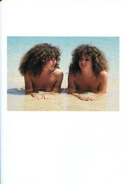 Clio Goldsmith, Dido Goldsmith lying naked in the water