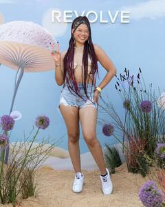Storm Reid at the 2023 REVOLVE Festival in Thermal - April 2023