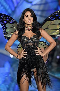 Shanina Shaik at 2015 Victoria's Secret Fashion Show in New York City