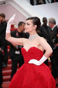 Sofia Carson - Killers of the flower Moon red carpet during the 76th annual Cannes film festival - May 2023