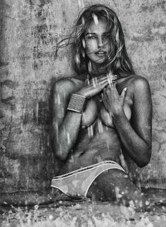 Edita Vilkeviciute wet and topless