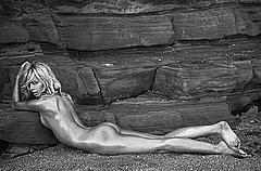 Hannah Kirkelie lying naked