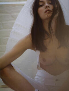 Morgane Dubled topless for Plastique Magazine SS 2009