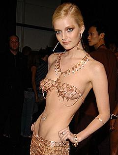 Lydia Hearst almost topless