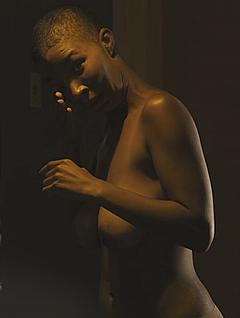 Black Abigail Wake naked in Kingdom