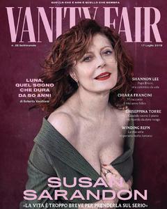 Susan Sarandon cleavage for Vanity Fair Magazine, Italia - July 2019
