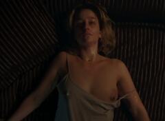 Laura Weissmahr flash9ing her bare boob at Salve Maria