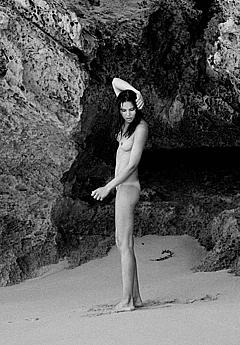 Lisa-Marie Bosbach naked on a beach