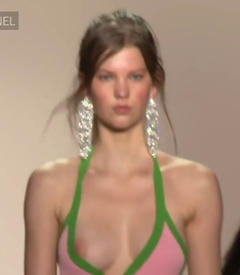 Nynke Slegers nipple slip runway image