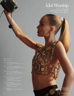 Lily-Rose Depp braless for W Magazine The POP Issue - May 2023