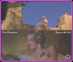 Drew Barrymore topless at Boys on the Side