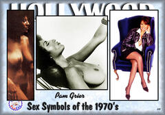 Pam Grier nude as 1970's Sex Symbol collage