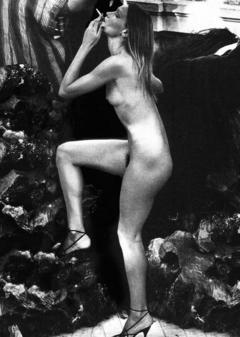 Carla Bruni smoking nude