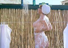 Italian actress Edwige Fenech nude tits and ass in La soldatessa alla visita militare