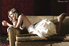 Carolina Crescentini topless for Italian magazine