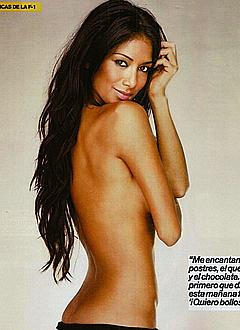 Nicole Scherzinger topless but covered