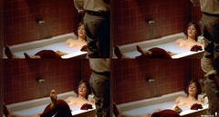 Meg Ryan nude in a bathtub collage from In the Cut