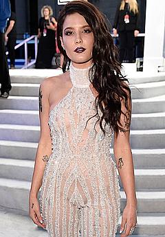 Halsey in see through suit at 2016 MTV Video Music Awards