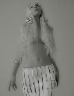 Julia Fox topless for Flaunt Magazine 194 - September 2024