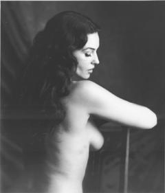 Monica Bellucci topless black-&-white Malena scan