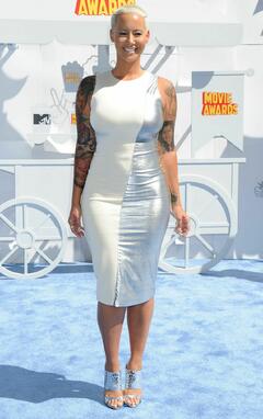 Amber Rose in tight dress at 24th Annual MTV Movie Awards at Nokia Theatre