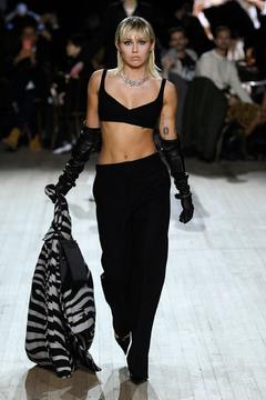 Miley Cyrus runway at Marc Jacobs fashion show