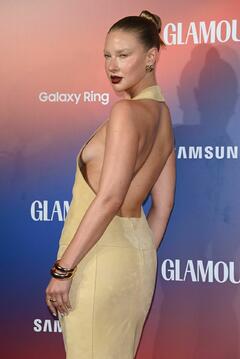 Jessica Hunt sideboob at Glamour Women of the year awards in London - October 2024