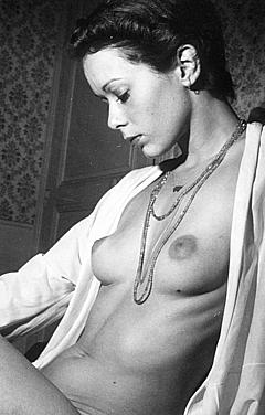 Actress Sylvia Kristel nude tits